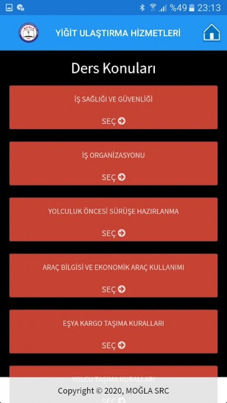Src Test Uygulaması