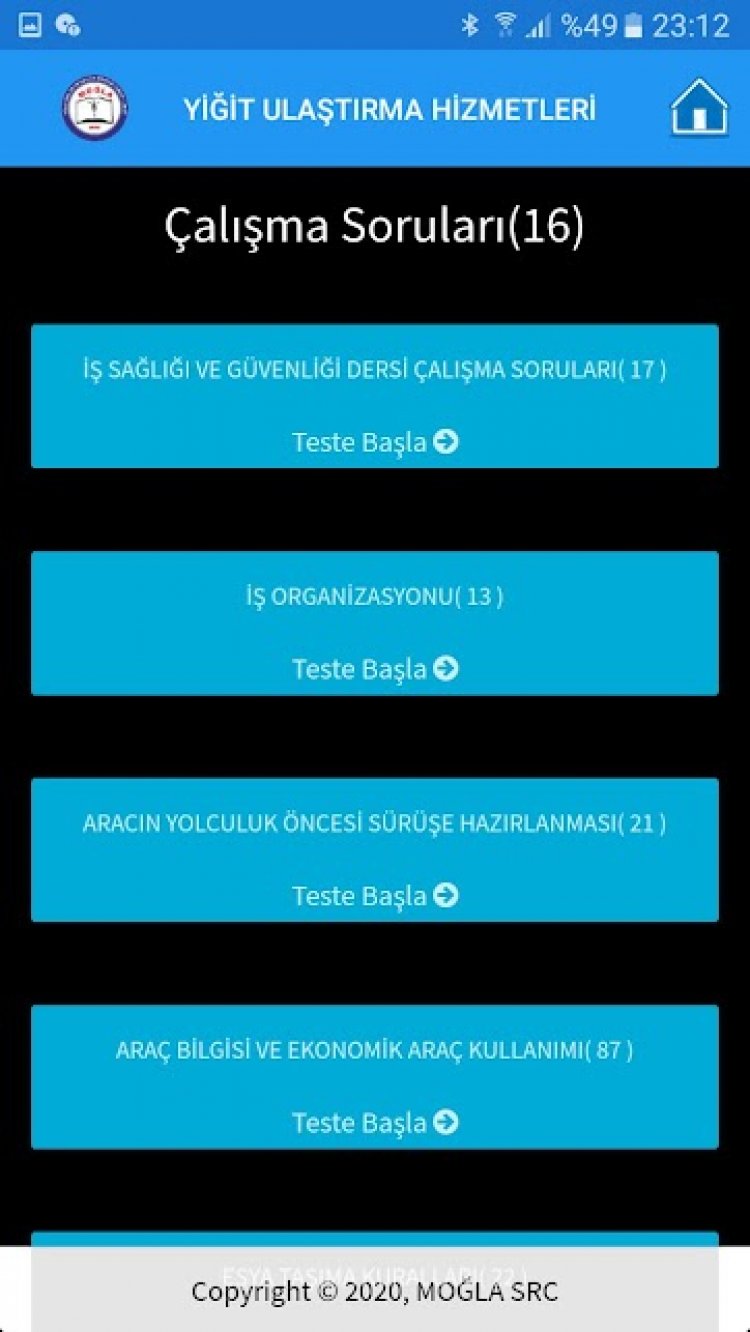 Src Test Uygulaması