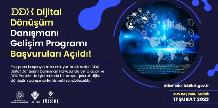 “DDX Dijital Dönüşüm Danışmanı Gelişim Programı” Yeni Dönem Başvuruları Başladı