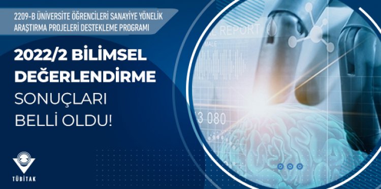 Üniversite Öğrencileri Sanayiye Yönelik Araştırma Projeleri Destekleme Programı 2022/2 Dönemi Bilimsel Değerlendirme Sonuçları Belli Oldu