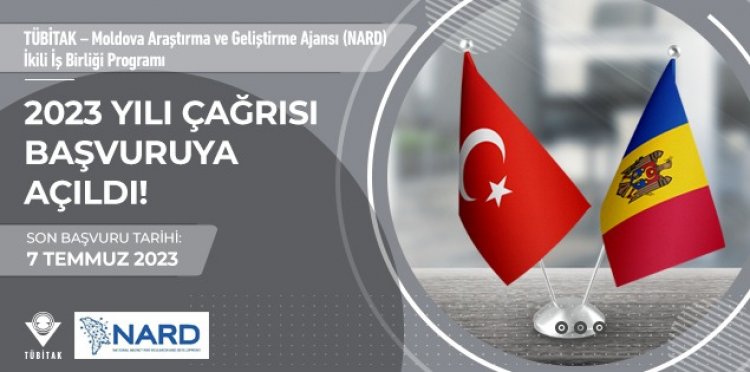 TÜBİTAK – Moldova Araştırma ve Geliştirme Ajansı (NARD) İkili İş Birliği Programı 2023 Yılı Çağrısı Başvuruya Açıldı!