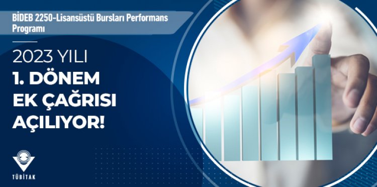 BİDEB 2250-Lisansüstü Bursları Performans Programı 2023 Yılı 1. Dönem Ek Çağrısı Açılıyor