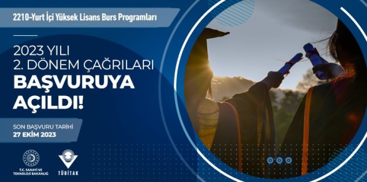 BİDEB 2210-Yurt İçi Yüksek Lisans Burs Programları 2023 Yılı 2. Dönem Çağrıları Açıldı